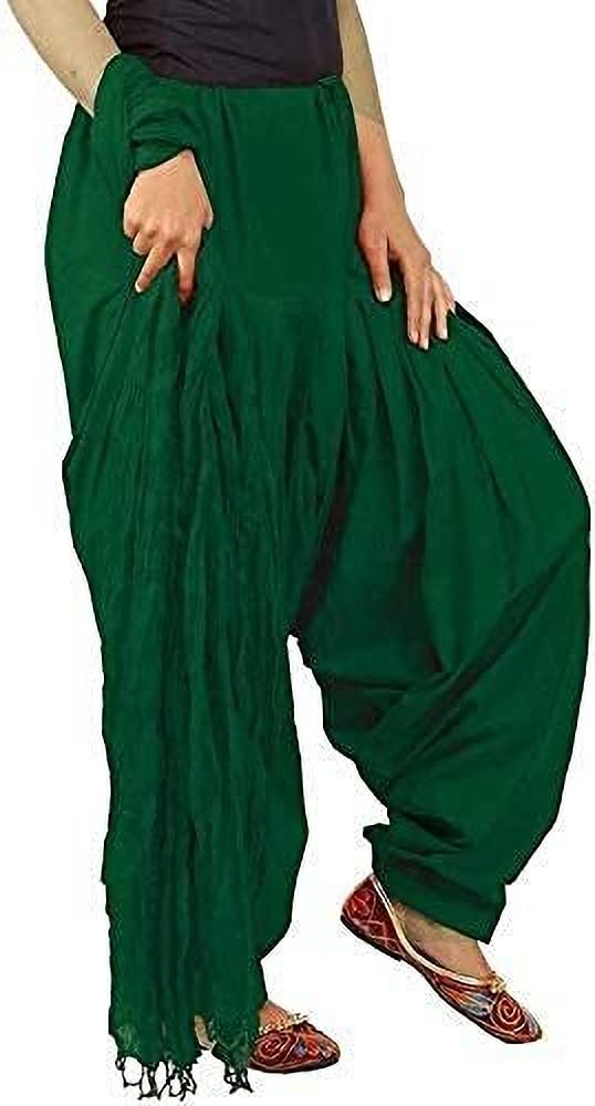 prabha creations Pure Cotton Solid Women ["Brown"] Salwar-picture-29