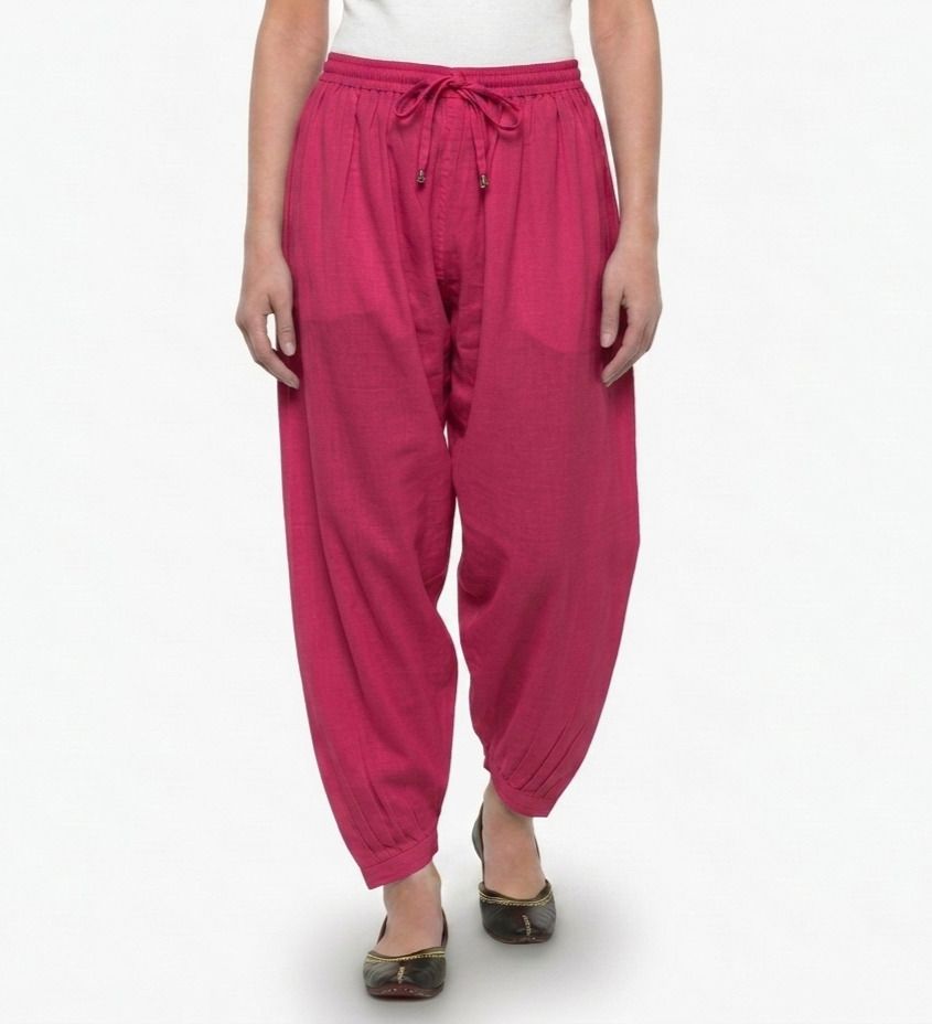 mitulgarments Pure Cotton Solid Women ["Pink"] Salwar-picture-20