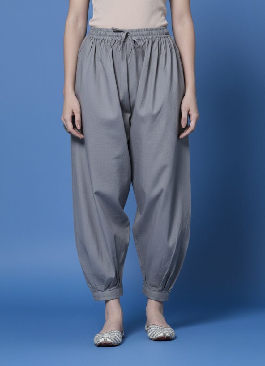 shyambastralayaa Pure Cotton Solid Women ["Grey"] Salwar-picture-26