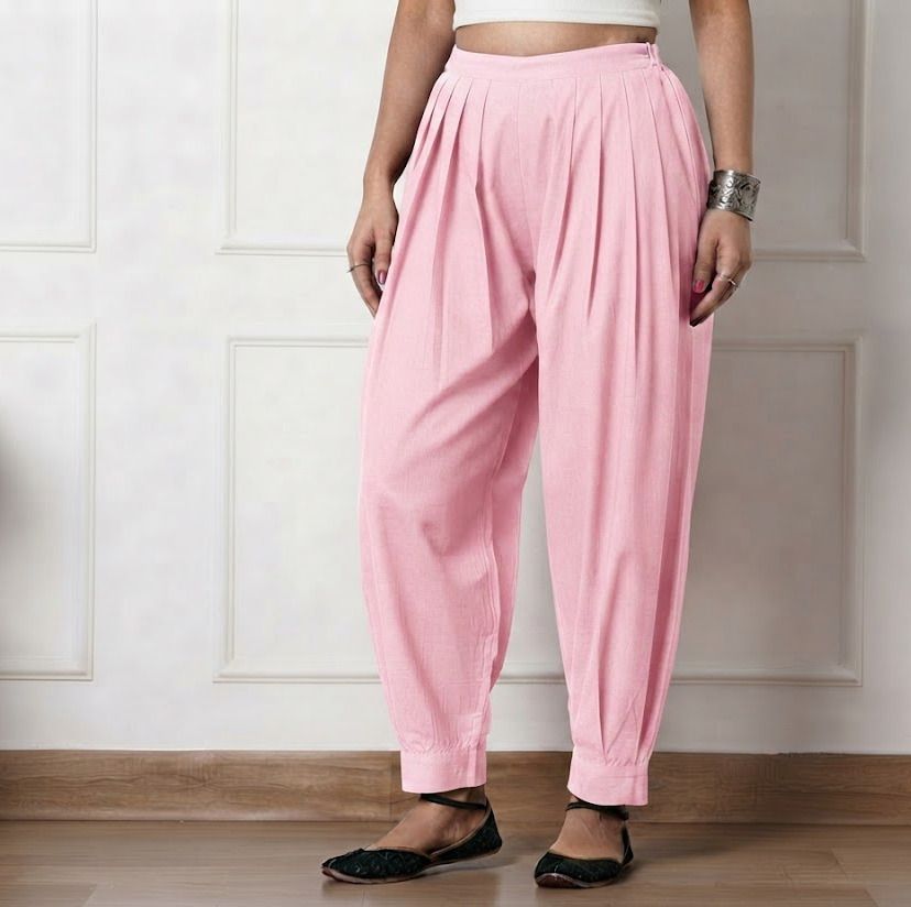 dasenterpiws Pure Cotton Solid Women ["Pink"] Salwar-picture-10
