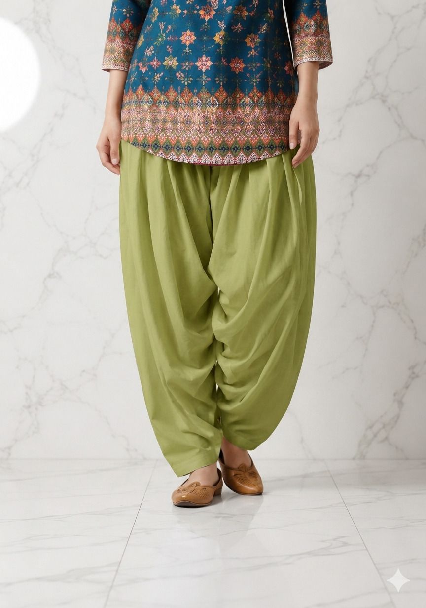 iclub Pure Cotton Solid Women ["Light Green"] Salwar-picture-12