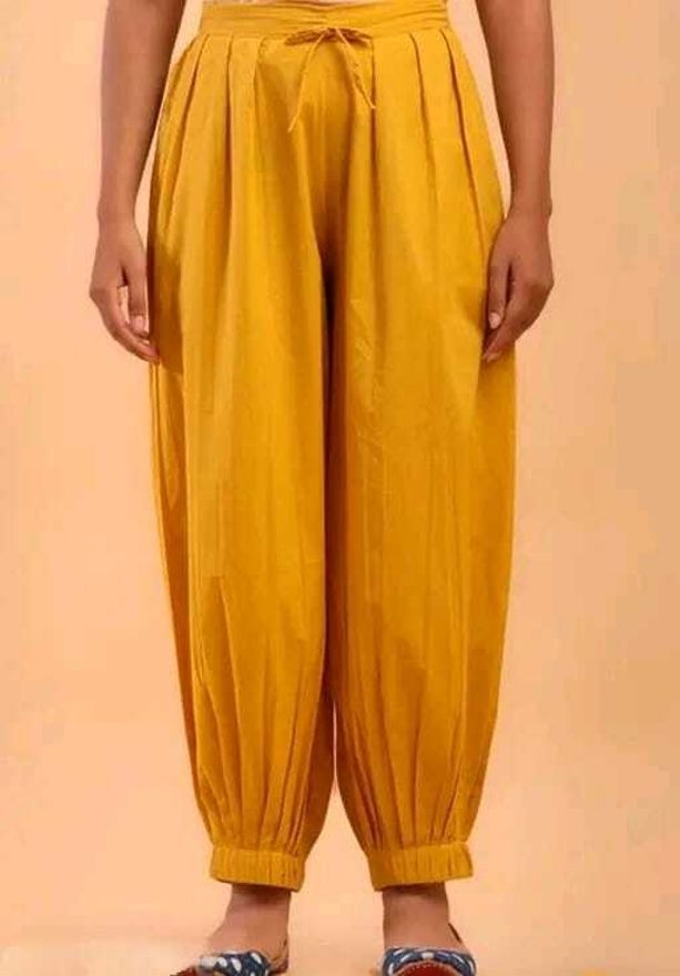 sitarama Pure Cotton Solid Women ["Yellow"] Salwar-picture-35