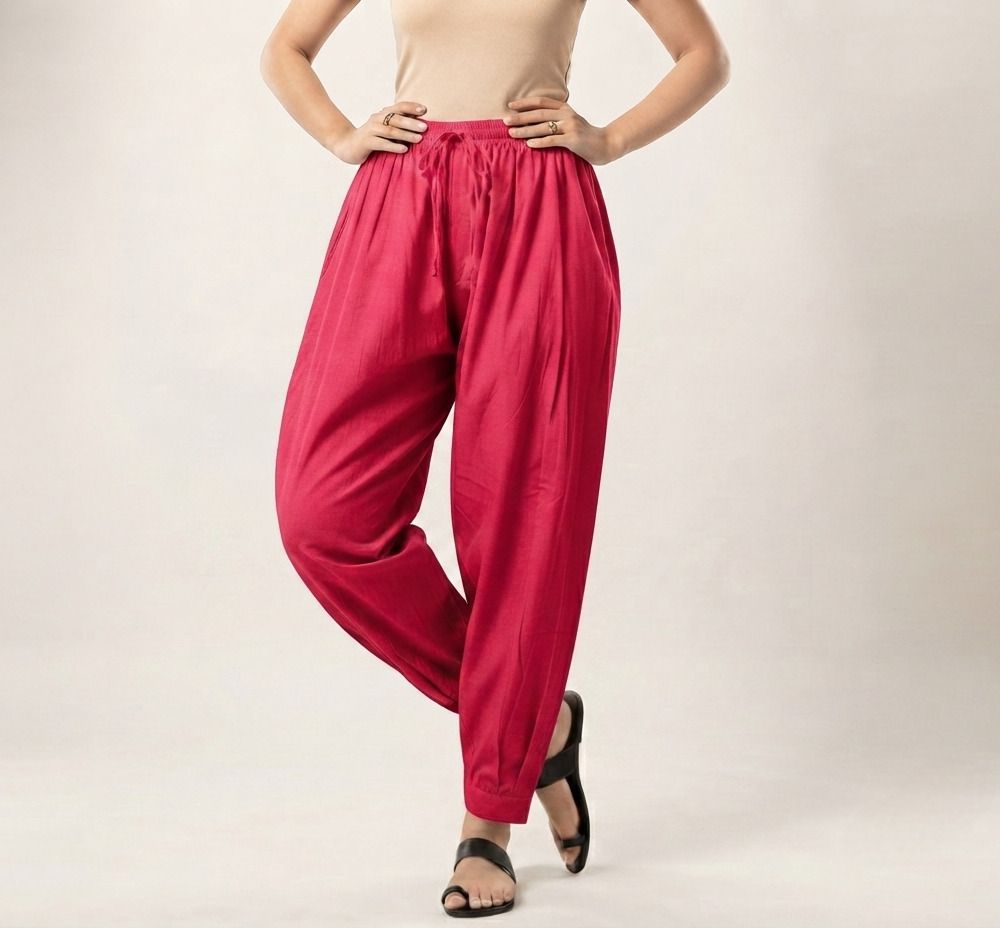 ushagarments Pure Cotton Solid Women ["Pink"] Salwar-picture-33