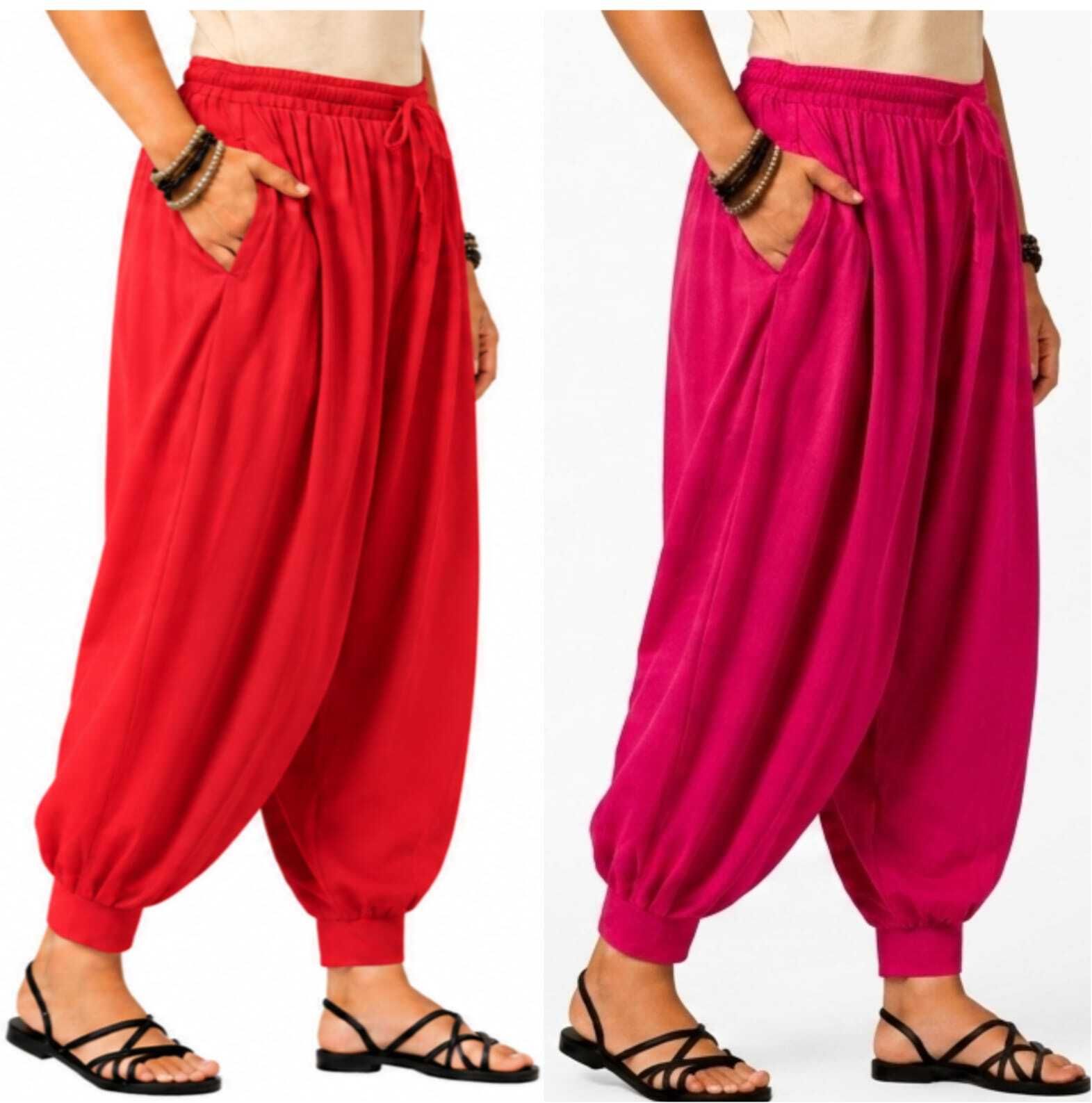 bapigarments Pure Cotton Solid Women ["Red"] Salwar-picture-23