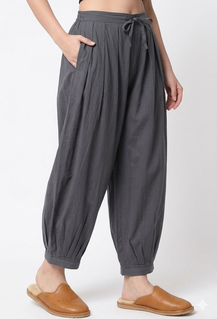 mitulgarments Pure Cotton Solid Women ["Grey"] Salwar-picture-37