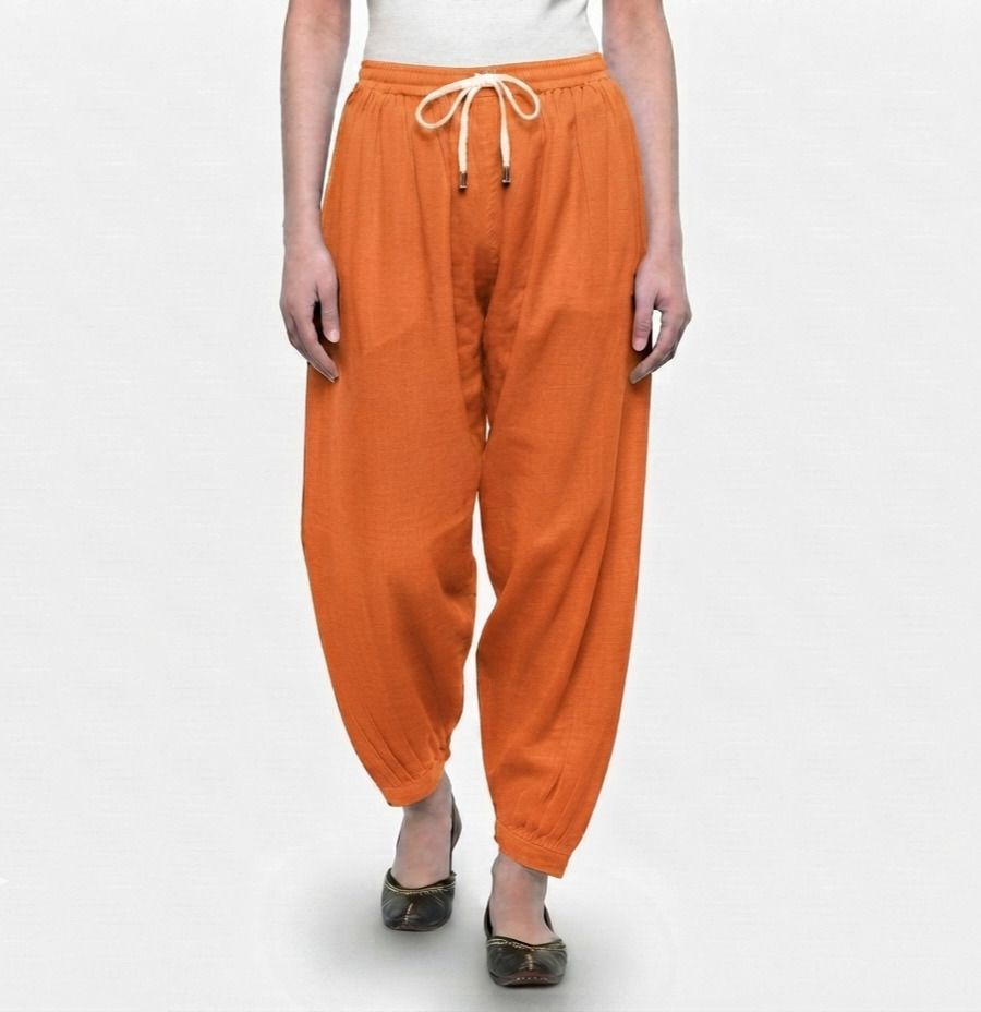 mitulgarments Pure Cotton Solid Women ["Orange"] Salwar-picture-41