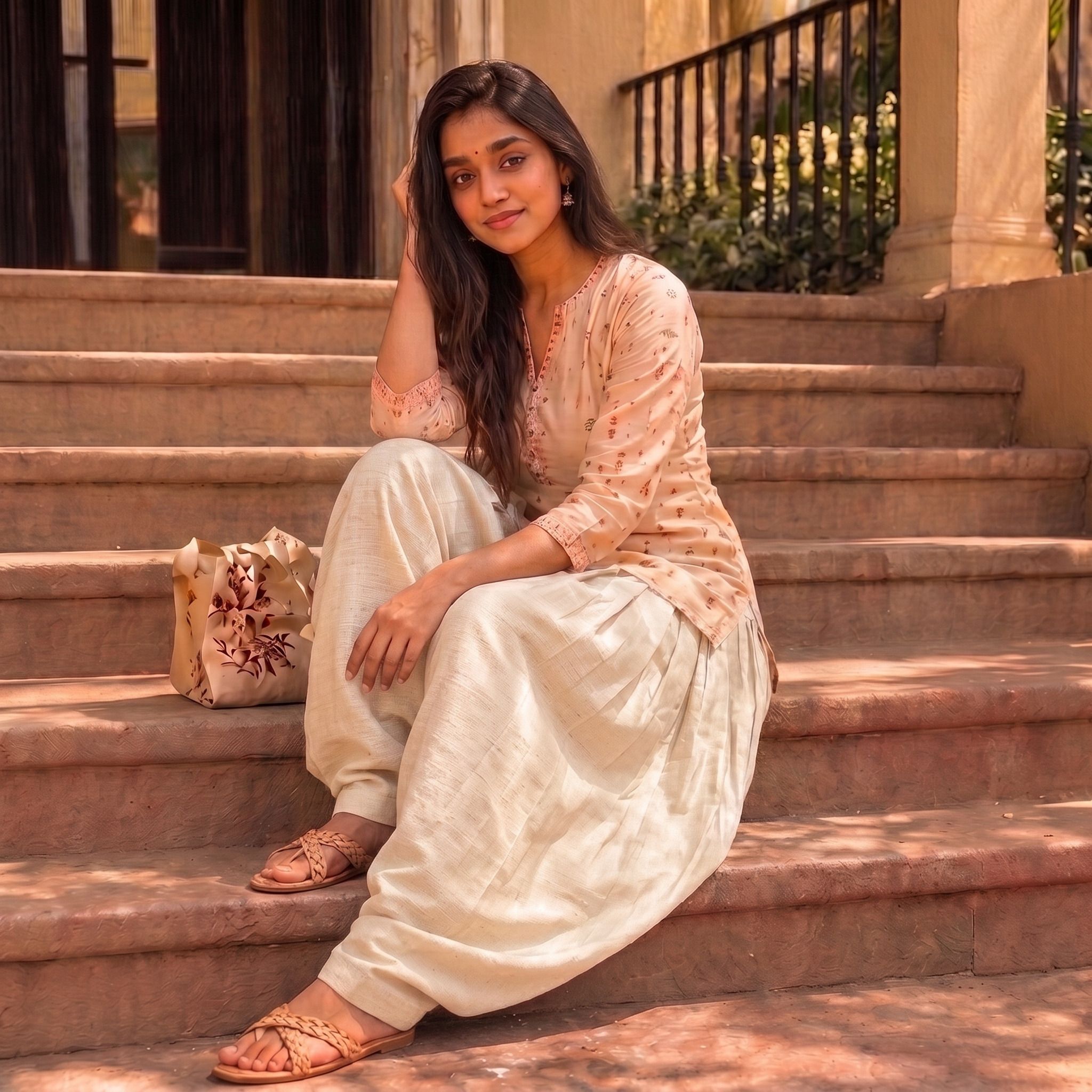 khatuja's Cotton Blend Solid Women ["White"] Salwar-picture-27