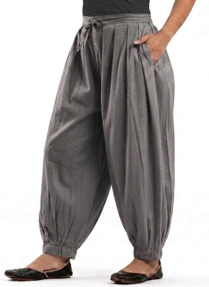 radharaaman fashion Pure Cotton Solid Women ["Grey"] Salwar-picture-16