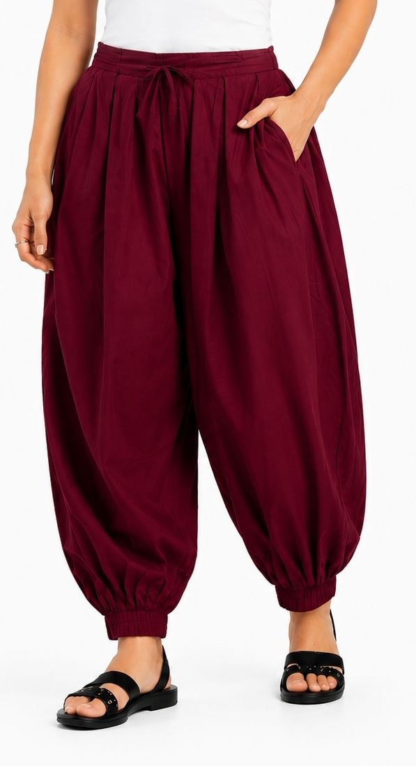 radhakrisnabastralaya Pure Cotton Solid Women ["Maroon"] Salwar-picture-28