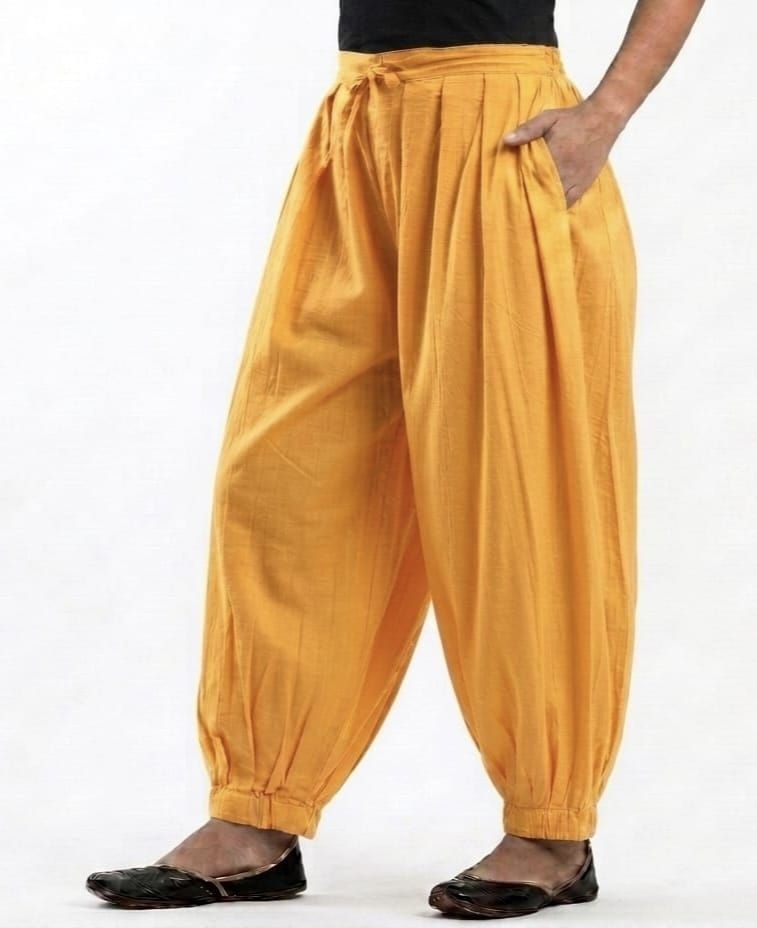 sitarama Pure Cotton Solid Women ["Yellow"] Salwar-picture-41