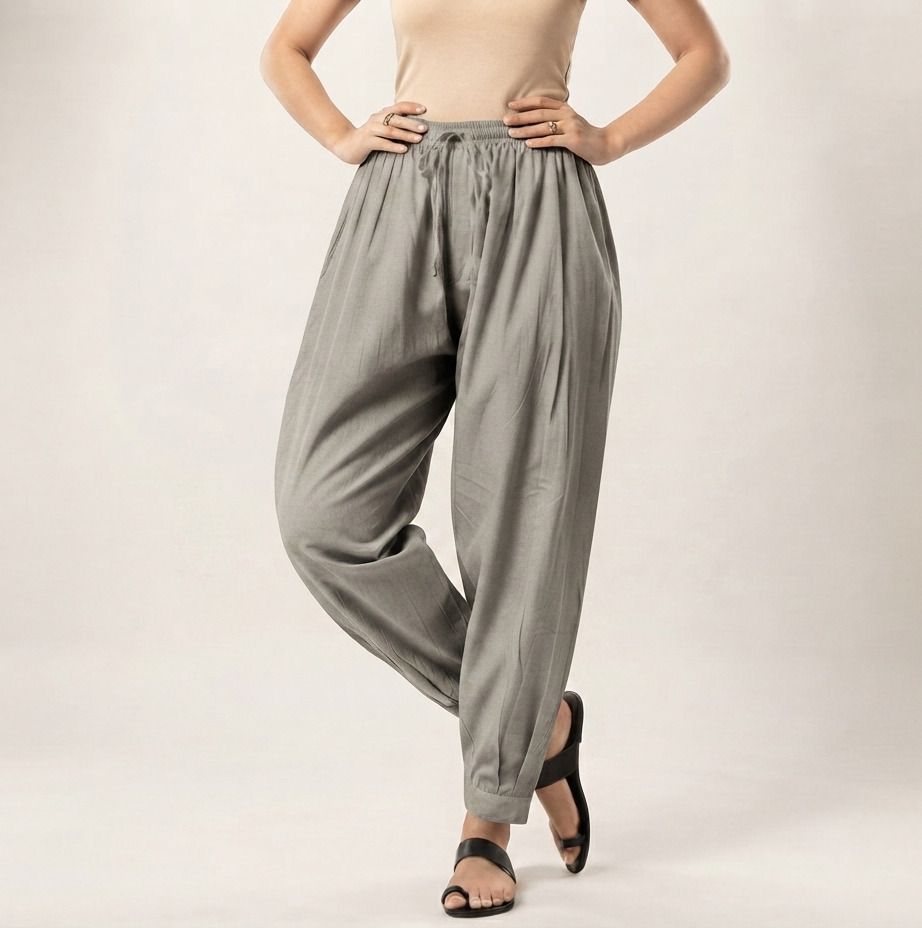 ushagarments Pure Cotton Solid Women ["Grey"] Salwar-picture-34