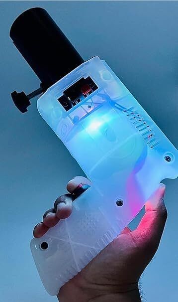 Party Popper Gun with LED Light – Fun Celebration Toy for Birthday Gravity Fed Sand Blaster-image-17