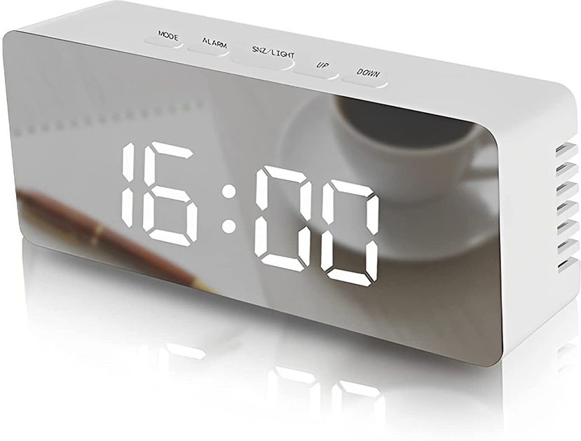 het enterprise Digital White Clock-picture-47