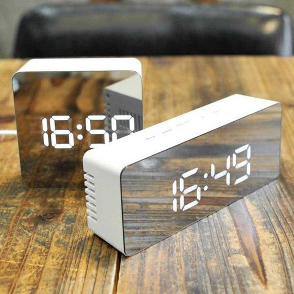 gnastas Digital White Clock-picture-1