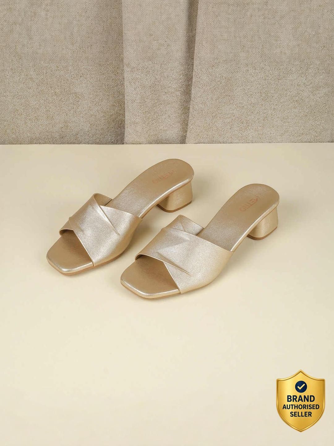 metro Women TexturedBlock Heels Sandal-picture-13