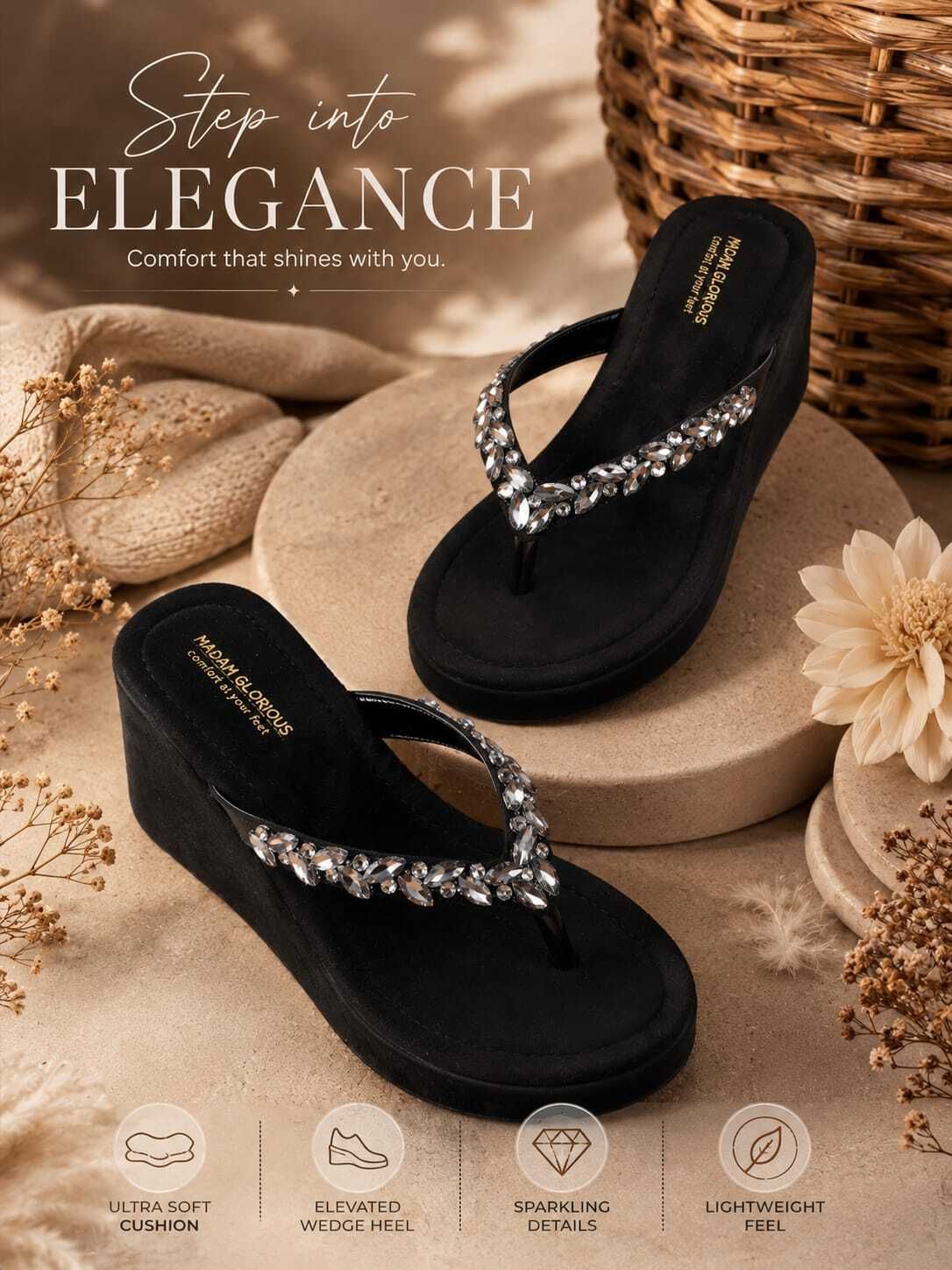 madam glorious Women Wedges Sandal-picture-7
