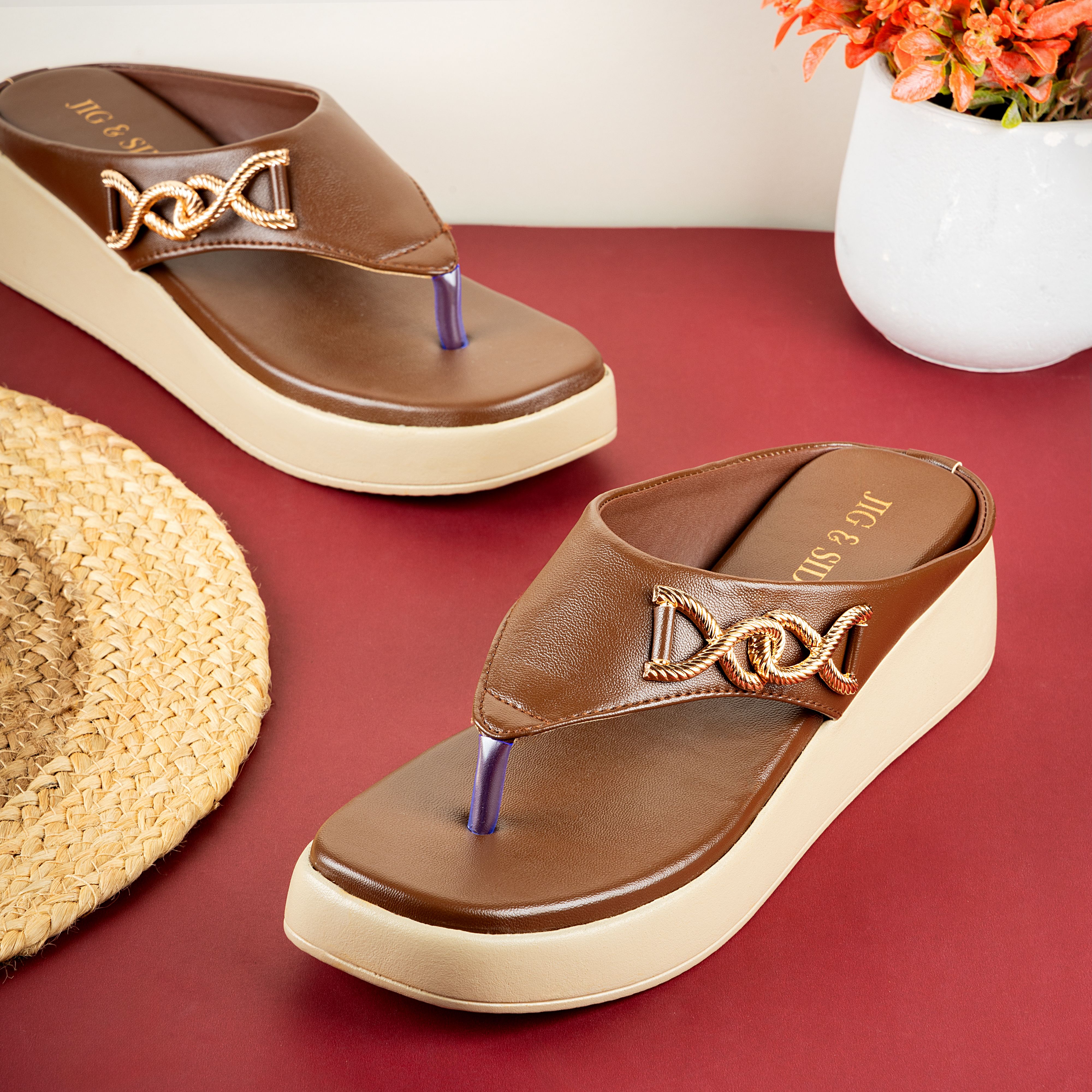 jig & sid Women Wedges Sandal-picture-27