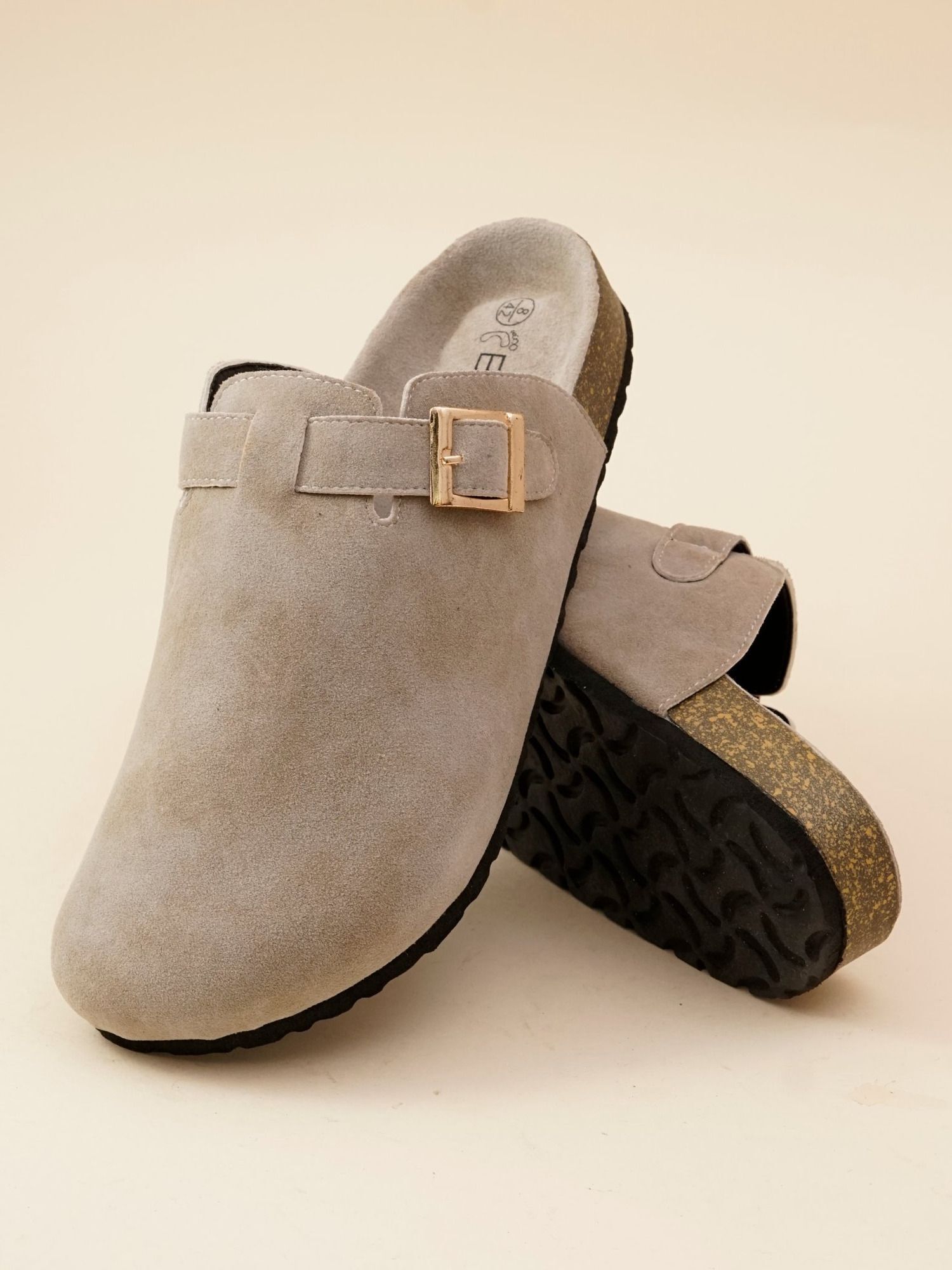 Women Clogs, White with Adjustable Strap, Comfort Platform Soles Clogs Flats Sandal-image-25