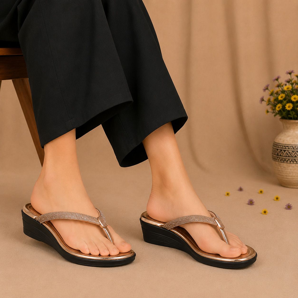 Women Wedges Sandal-image-46