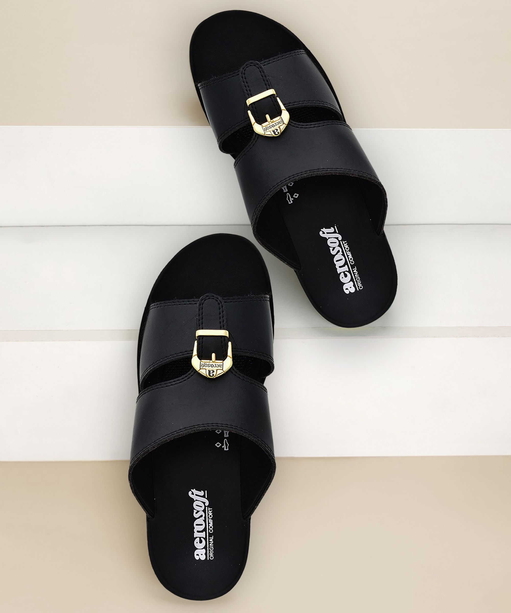 Men Men's Black Sandal Casual Sandal