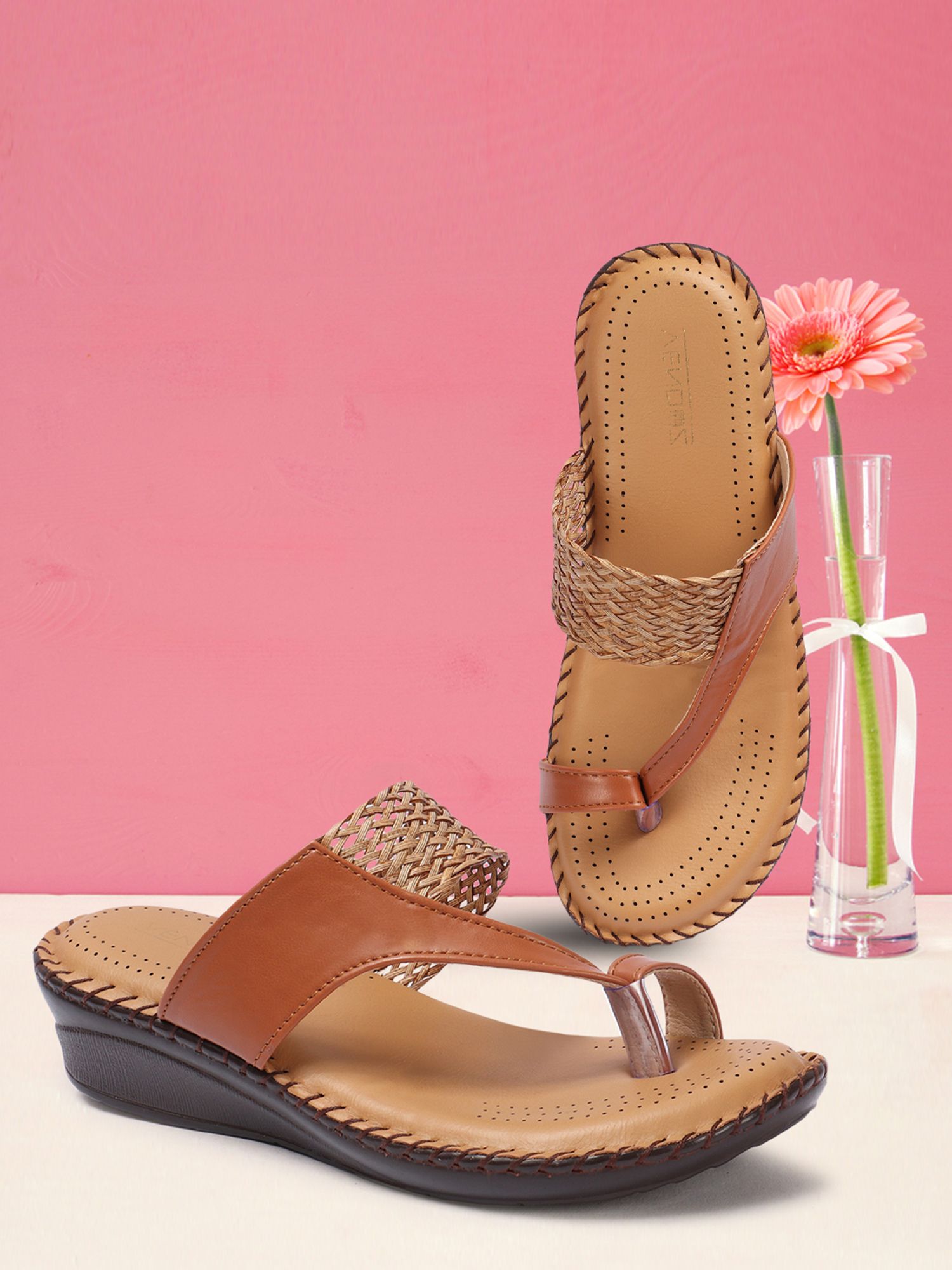 Women VENDOZ DOCTOR ORTHOPEDIC MEMORY FOAM SANDALS Flats Sandal