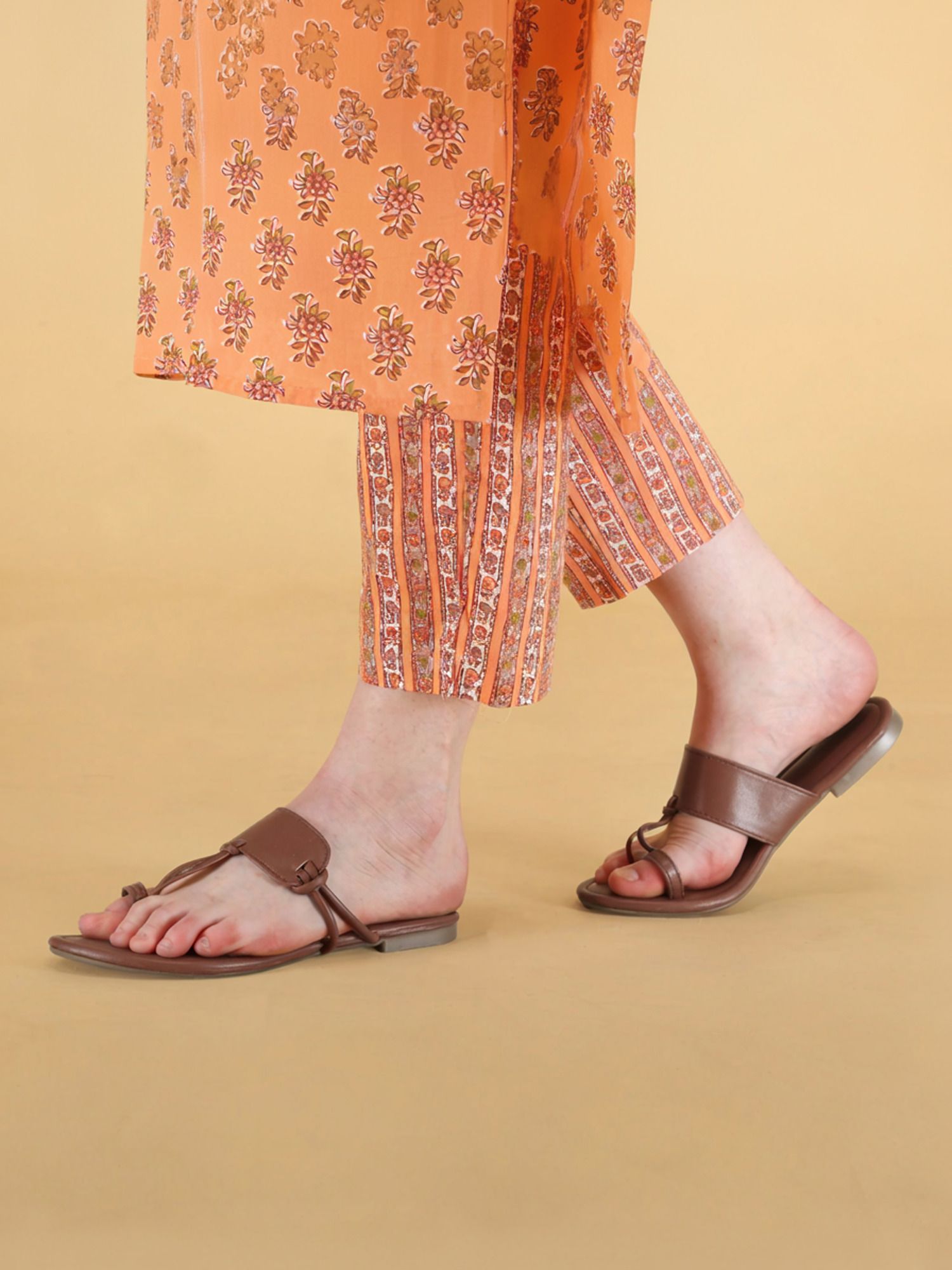 leefant Women Excellence Party Wear Sandals / Girls Perfectly Suited for Matching Party Wear Flats Sandal-picture-17