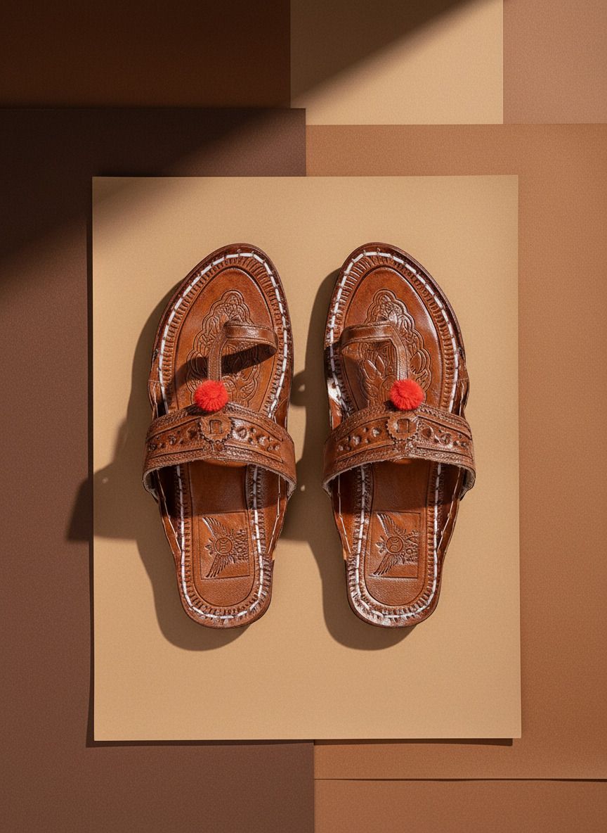 kolhapuri Women Flats Sandal-picture-7