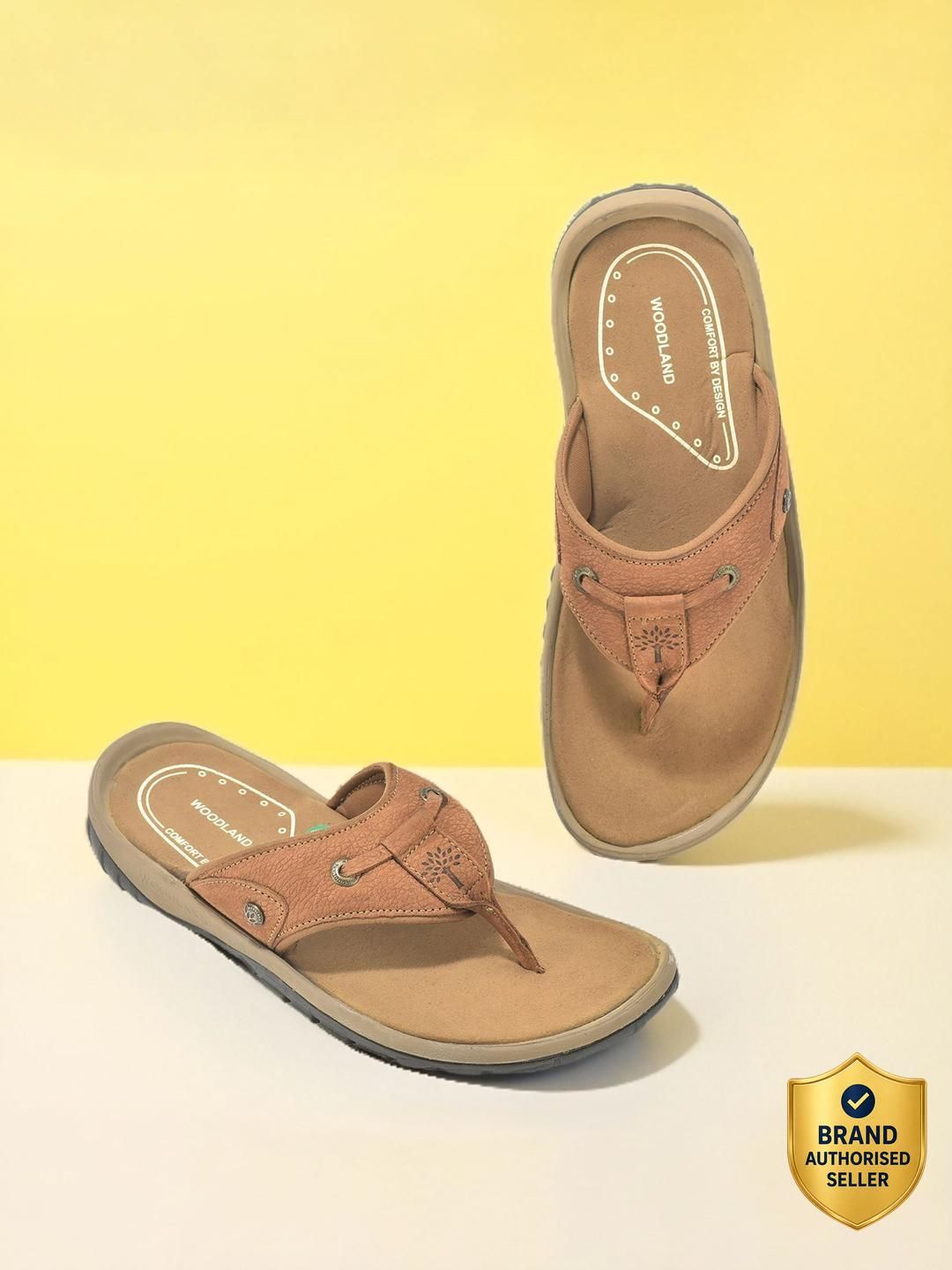 woodland Men Comfortable Soft Sole Lightweight Home Wear Casual Sandal-picture-25