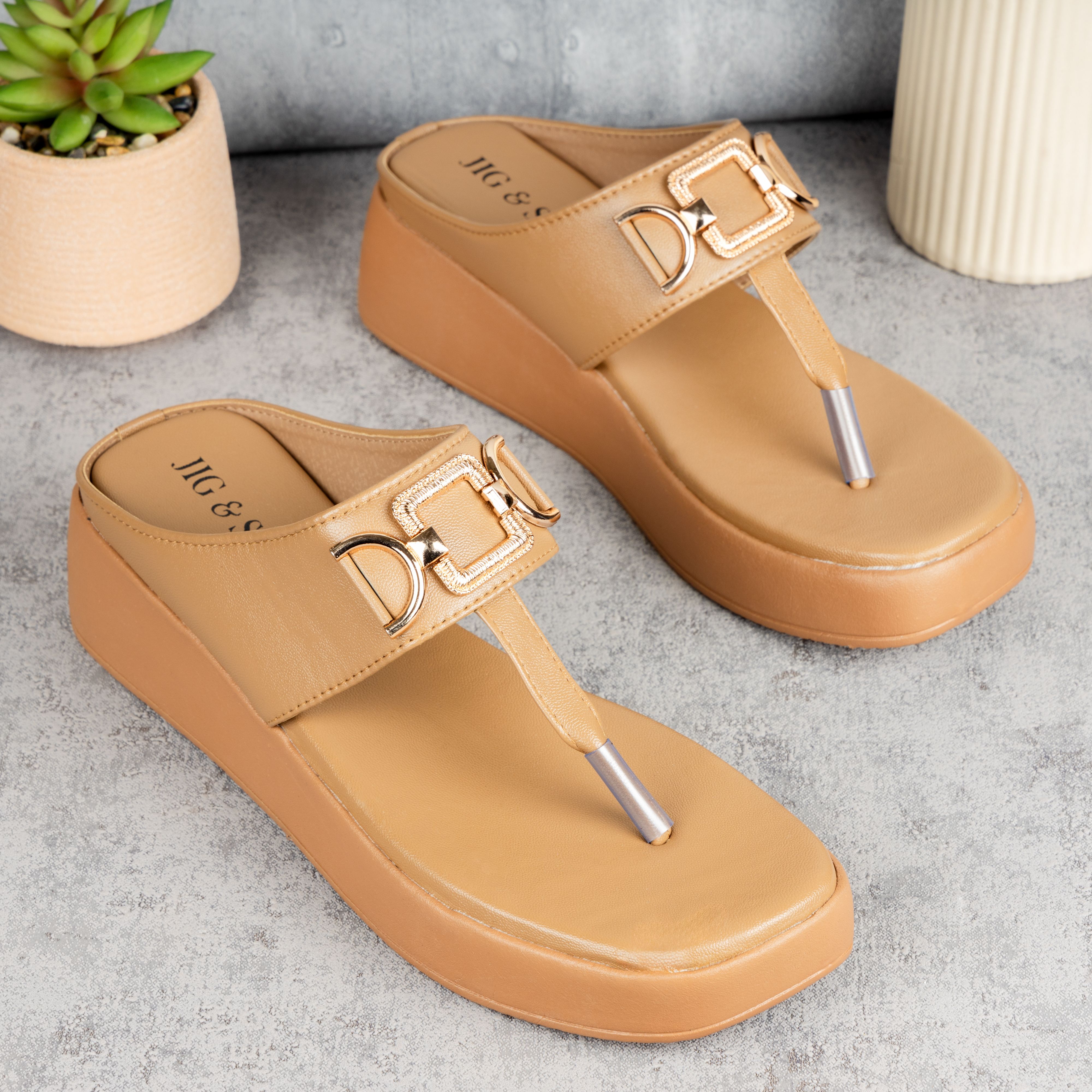 jig & sid Women Wedges Sandal-picture-45