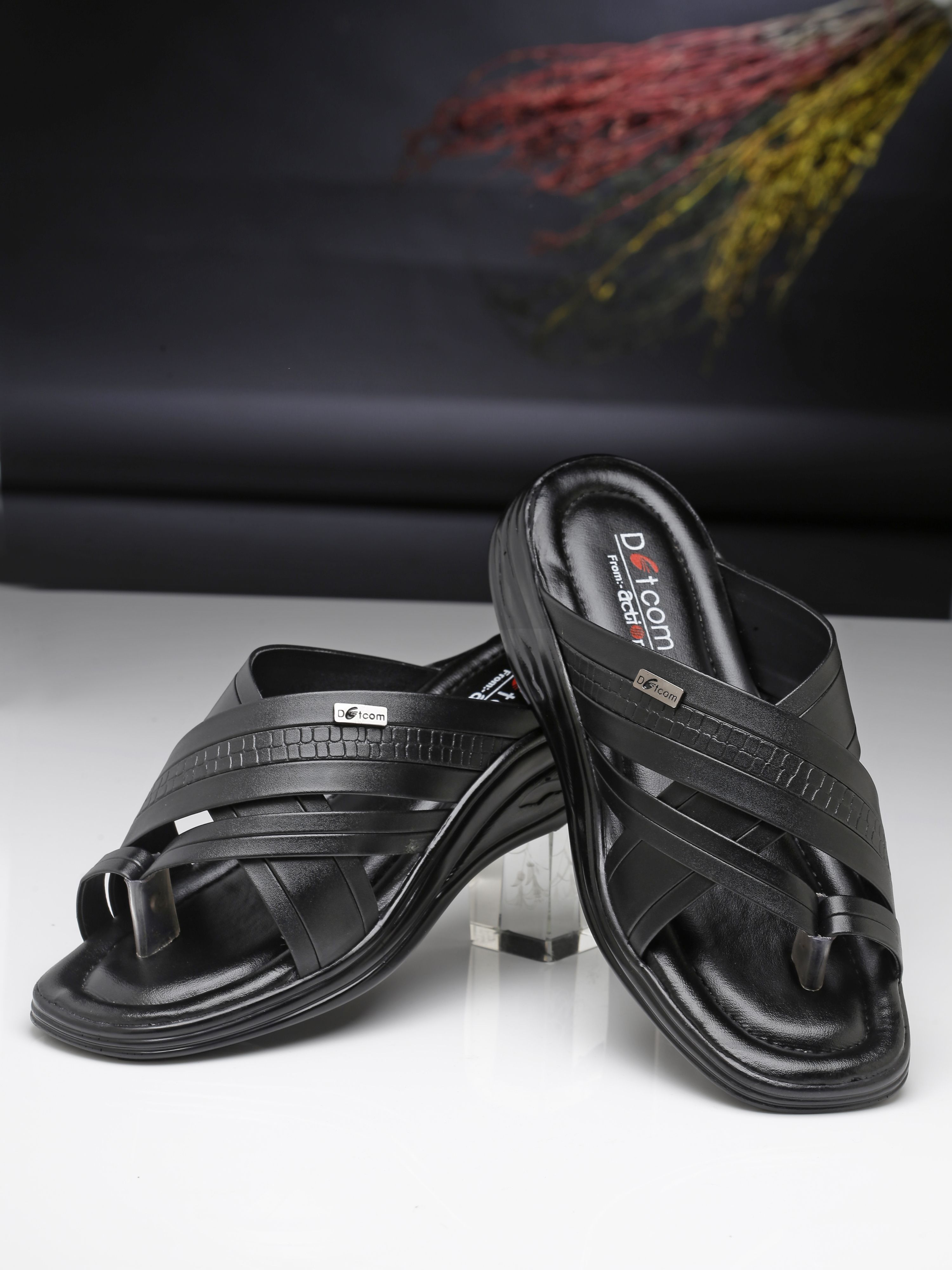 Men Lightweight | Comfortable | Trendy | Daily Wear | Synthetic Leather Casual Sandal