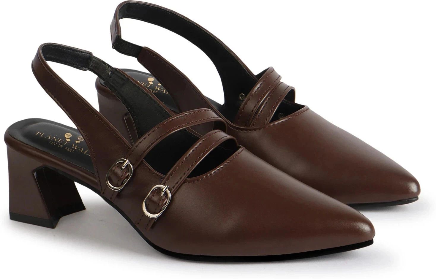 Women Heels Sandals Lightweight, Breathable, Comfortable Everyday Cushioned Insole Heels Sandal-image-1