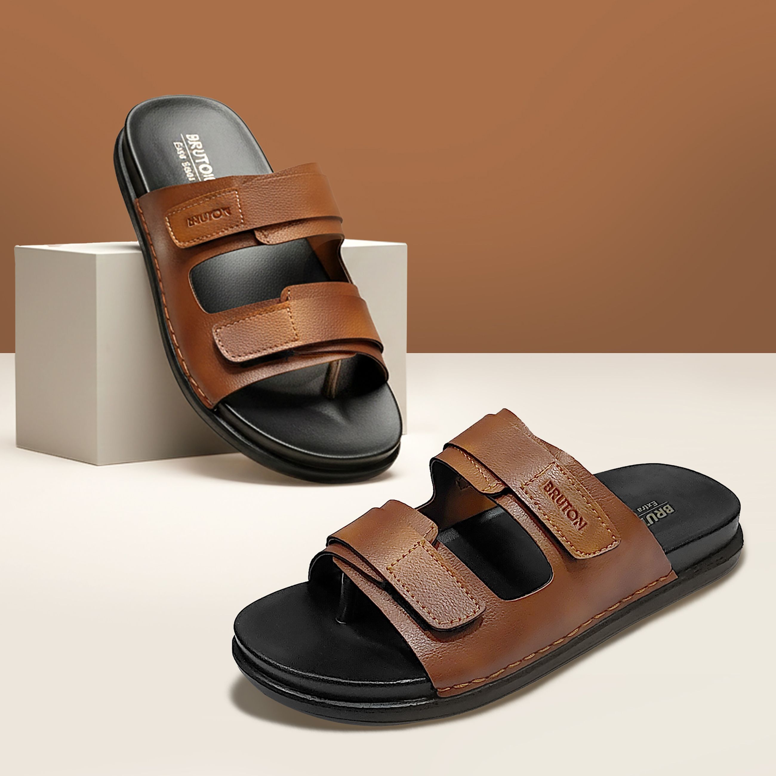 bruton Men Ortho |Extra Soft| Comfort Toe | Acupressure | Comfortable Sandal-picture-15