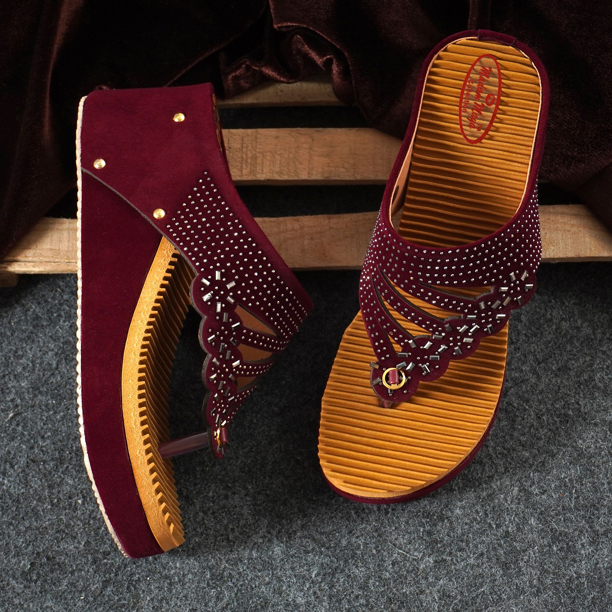 madam maya Women Wedges Sandal-picture-15