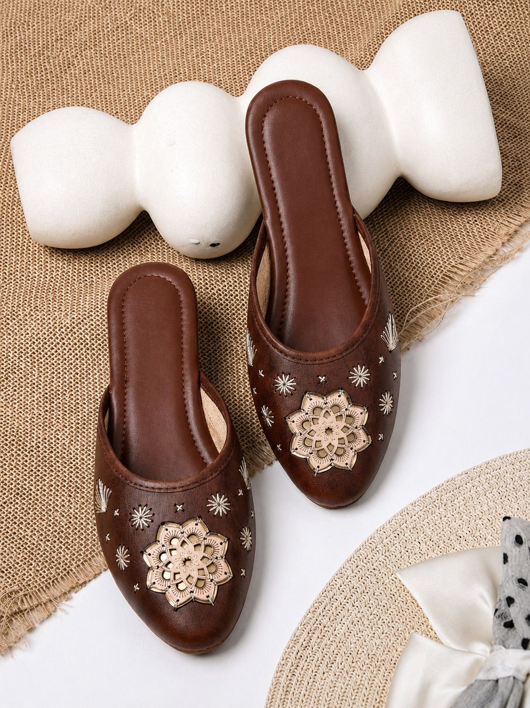 Premium Ethnic Mule Jutis Jutis For Women-image-34