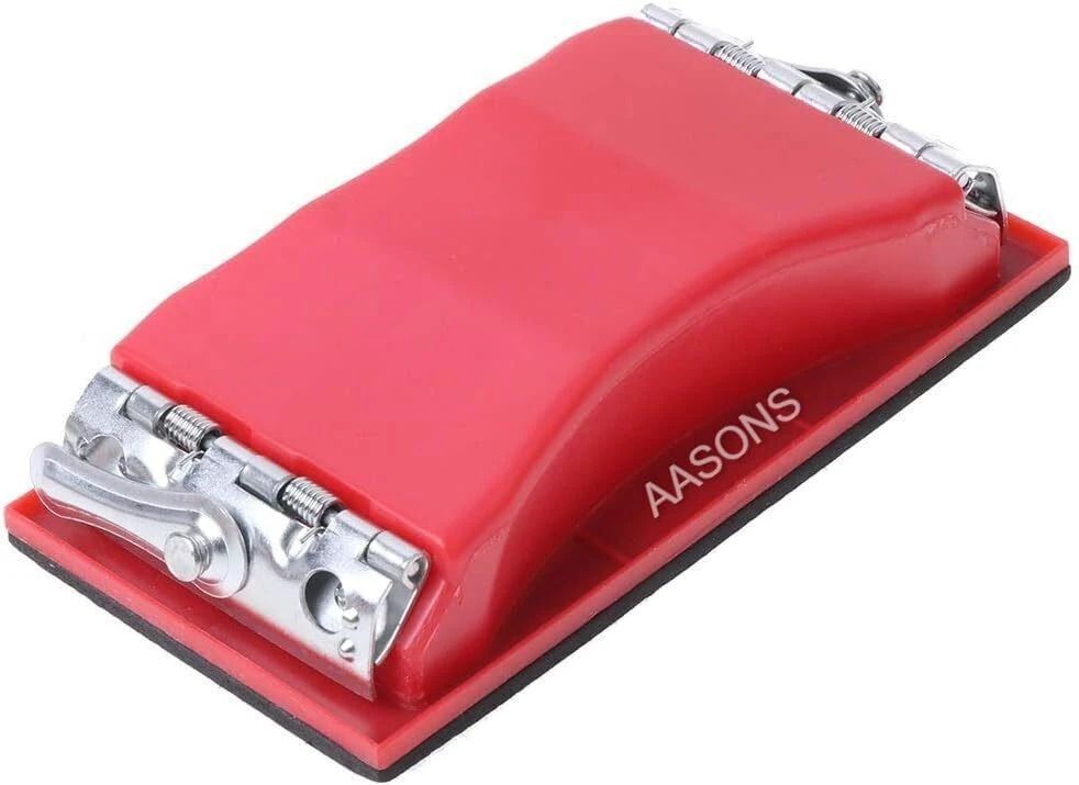 Hand Sanding Block With Clip On Fitting Sanding, Block Sander Pad For Wood Glass AASONS 6.5 inch Random Orbital Sander-image-49