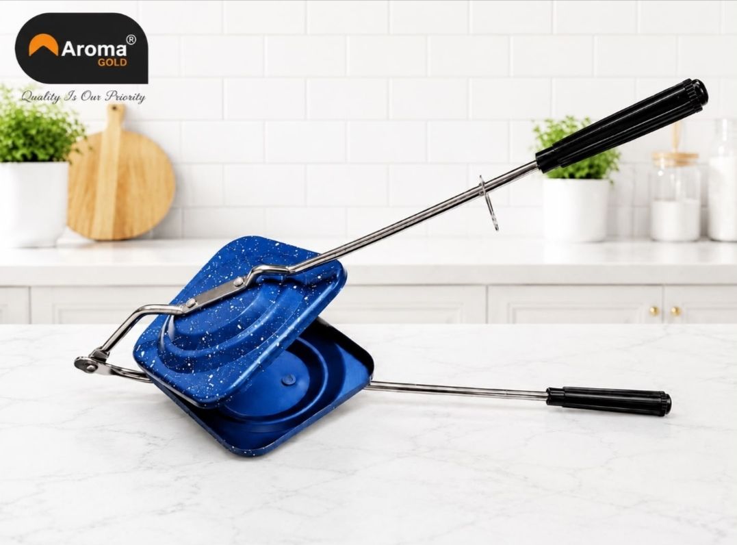Granite Spatter Marble Finish Non-Stick Coated Regular Sandwich Maker Toaster Toast Sandwich Maker-image-46