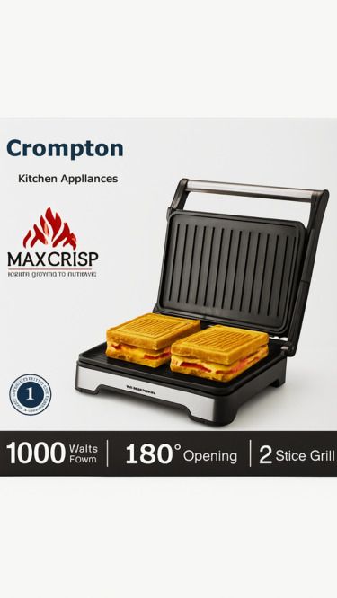 crompton ACGT-MAXCRISP2S Grill Sandwich Maker-picture-23