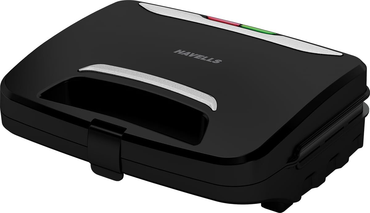 BigFill Crustino Sandwich Maker 900W with Food Grade NonStick Coated Sole Plates Toast-image-9