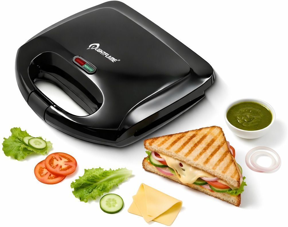 HEATBITE-PRO 750W Non-Stick Grill Sandwich Maker-image-5