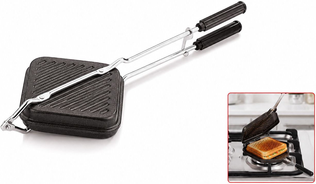 Gas Sandwich Maker Non-Stick bread toaster pack of 1 Grill Sandwich Maker-image-3