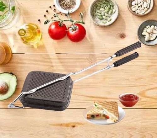 SANDWICH MAKER NON STICK GAS TOASTER Toast, Pizza Pan-image-35