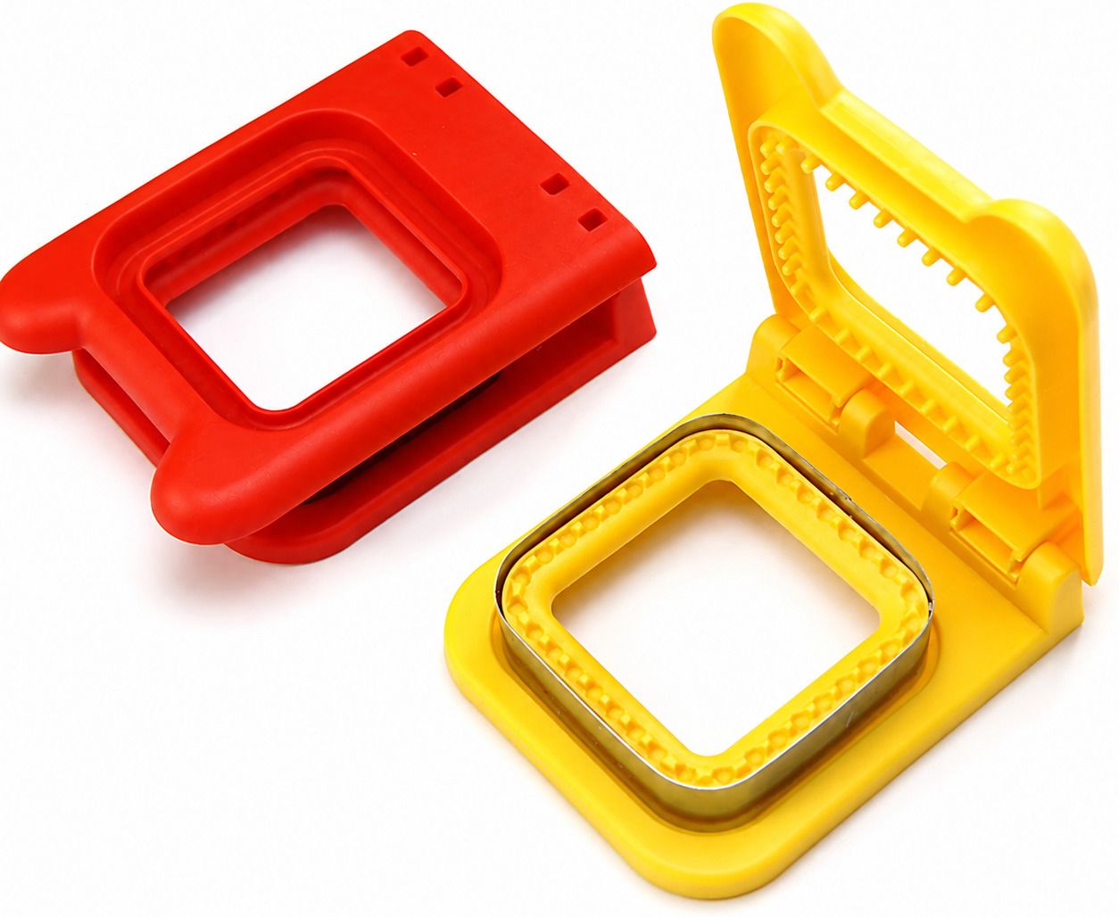 rudra by rudra Square Sandwich Cutter & Sealer Set | Bread Pocket Maker Toast Sandwich Maker-picture-11