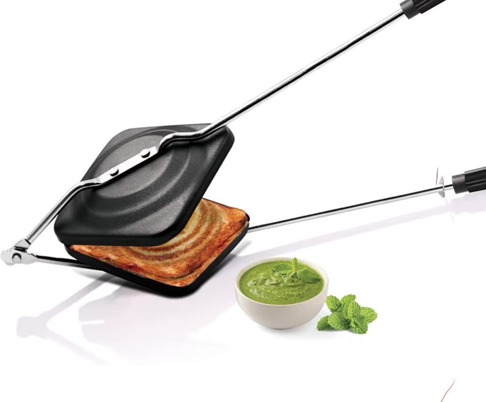 abhinav Grill & Toast Sandwiches in Minutes | Double-Coated Non-Stick | Grill Sandwich Maker-picture-34