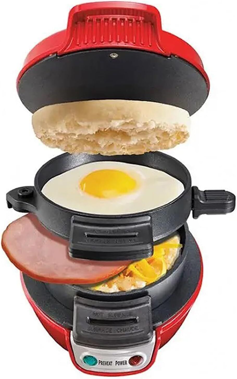 Electric Burger Maker, Mini Breakfast Sandwich Maker Grill-image-33