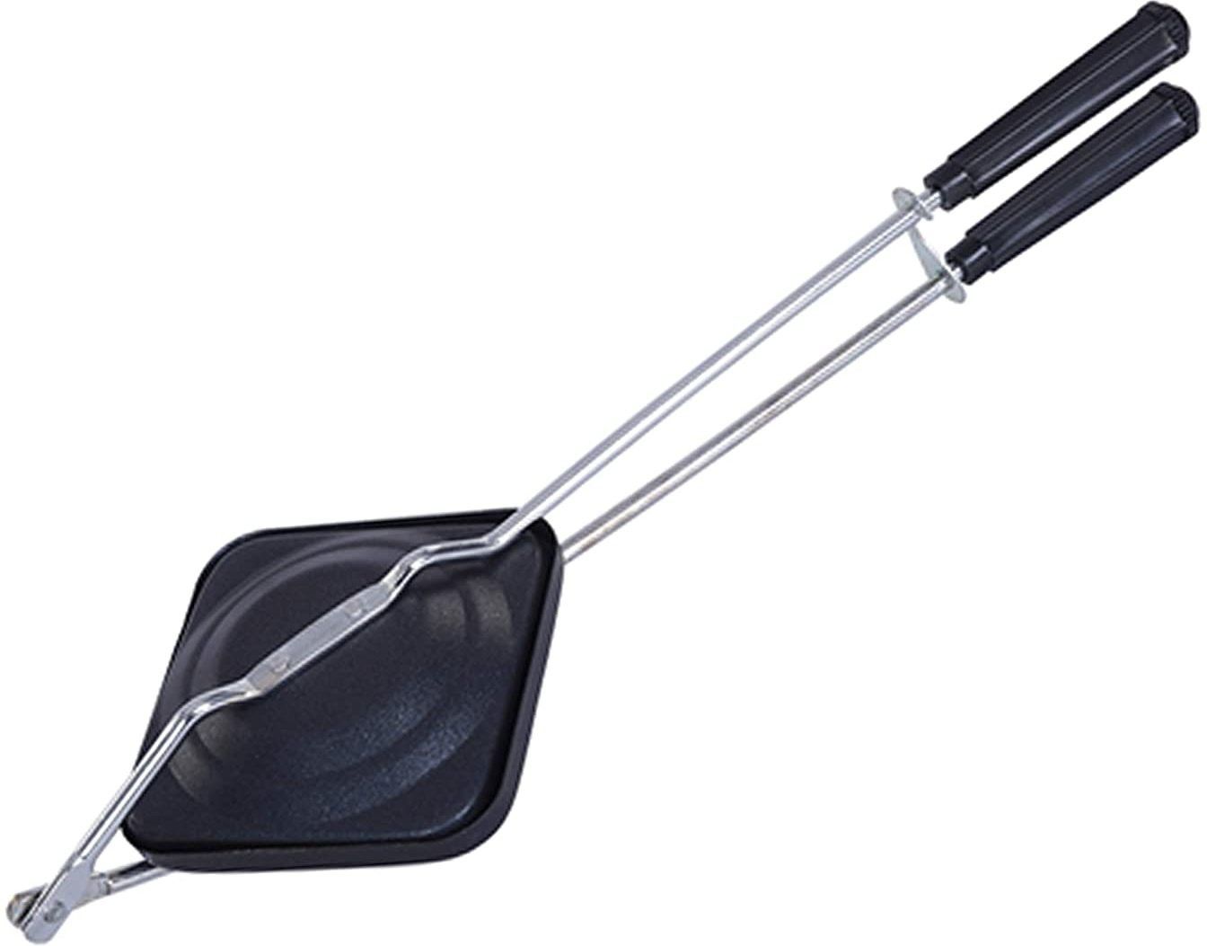 AluminiumNon-Stick Coated Gas Stove Compatible Hand Toaster Sandwich Maker Toast, Grill