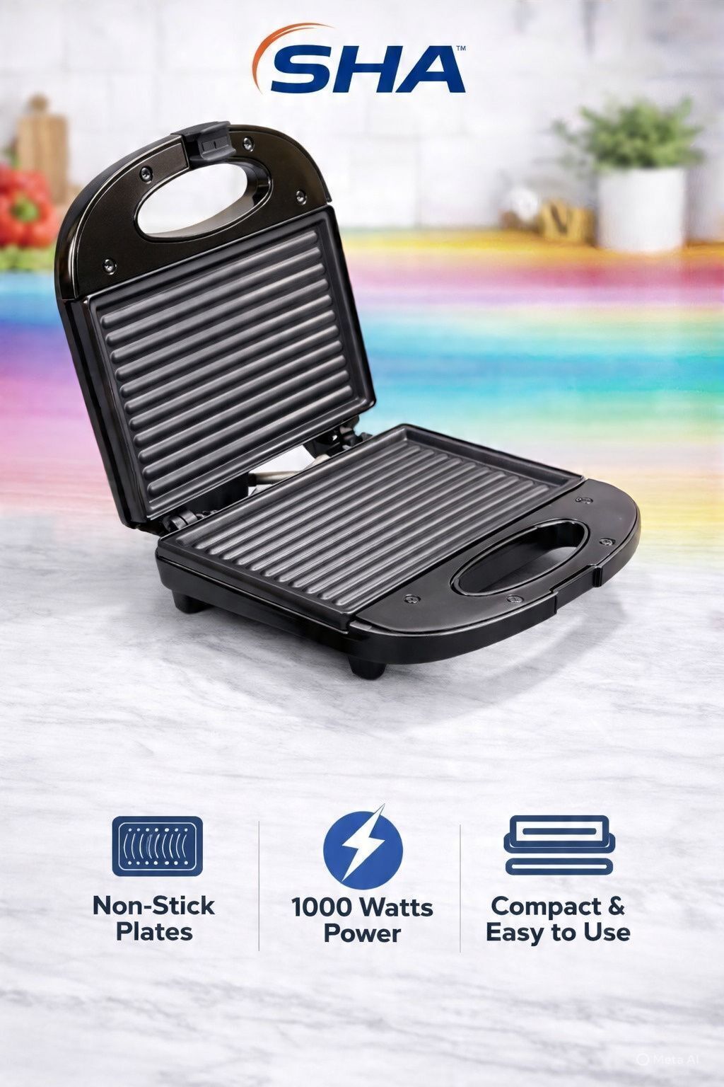_Black Sandwich mkr-4 Toast Sandwich Maker-image-27
