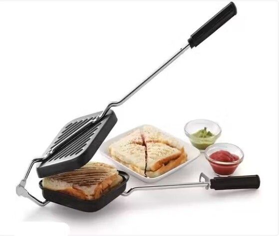 Sandwich Maker Gas | Non Stick Toaster Grill | Bread Toast Pan Grill Sandwich Maker-image-3