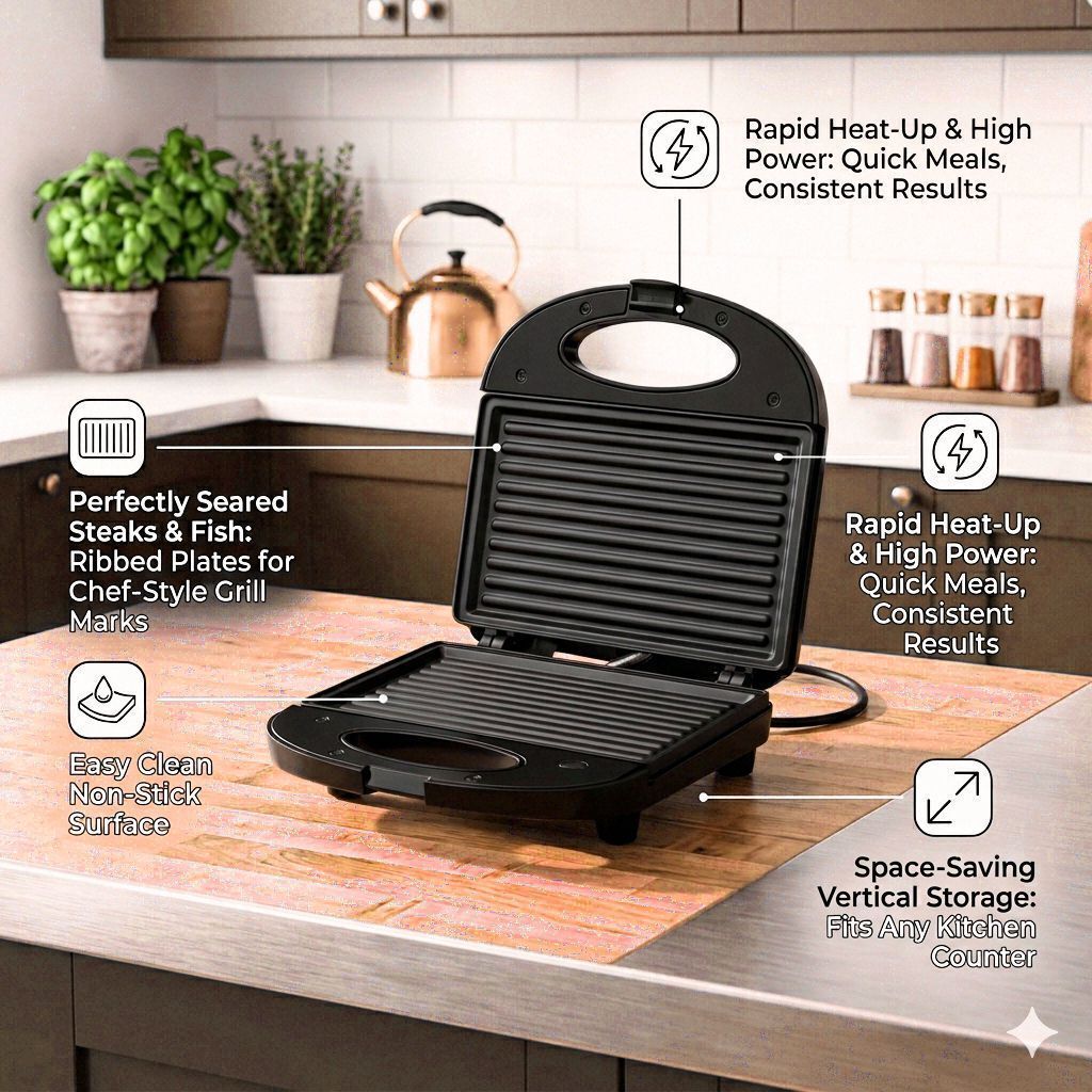 _Black Sandwich mkr-055 Toast Sandwich Maker-image-22