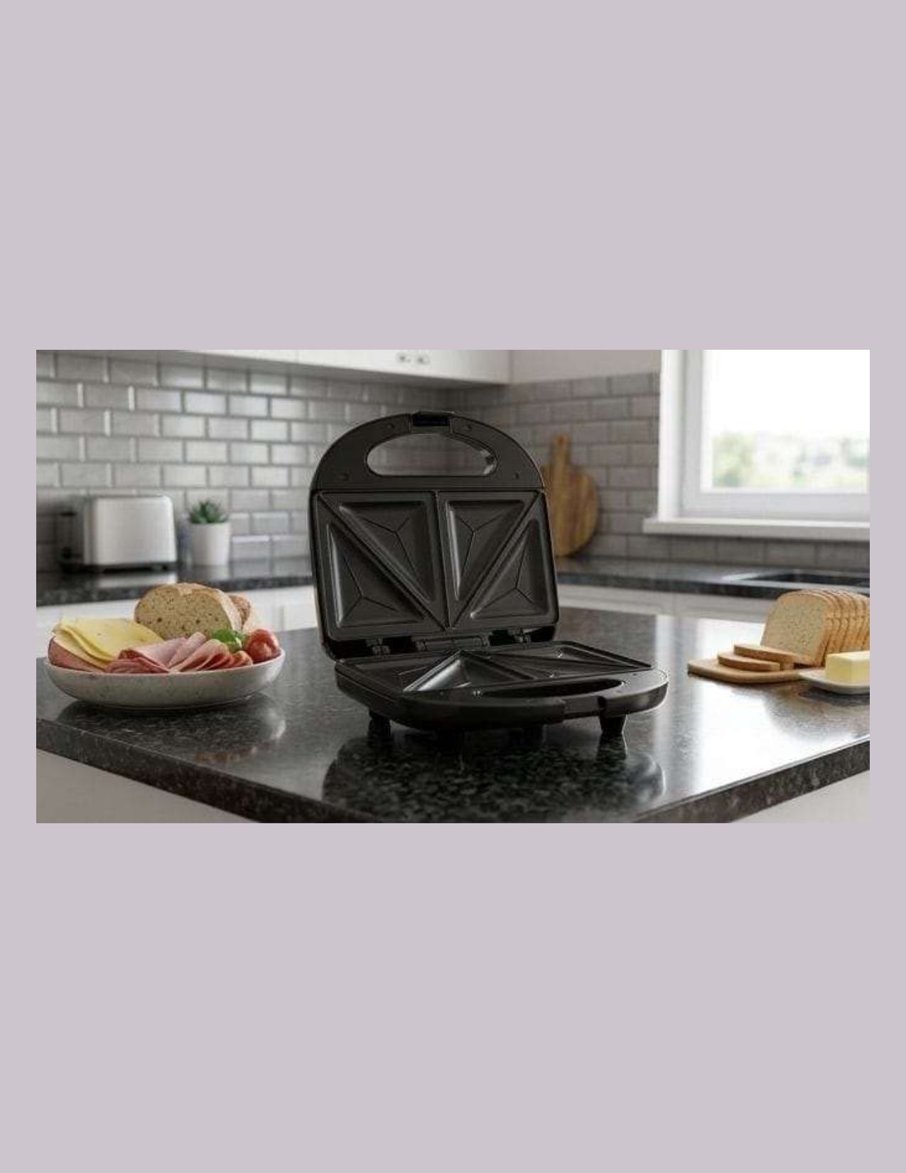 Grill Plates |Toast & Sandwich Maker | Easy Clean | Compact Design SD39 Grill Sandwich Maker-image-43