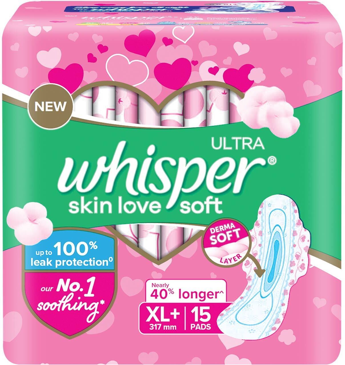 ULTRA SKIN LOVE SOFT XL+ , COTTONY SOFT Sanitary Pad-image-9
